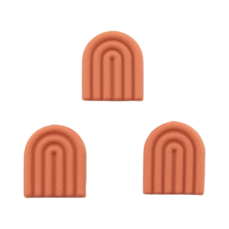 perle en silicone - arc-en-ciel - Moderne - Terre Cuite