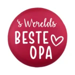 Siliconen Kraal - Wensmuntje - Gegraveerd - 's Werelds Beste Opa - Afbeelding 4