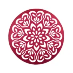 Siliconen Kraal - Wensmuntje - Gegraveerd - Juf Mandala - Afbeelding 9