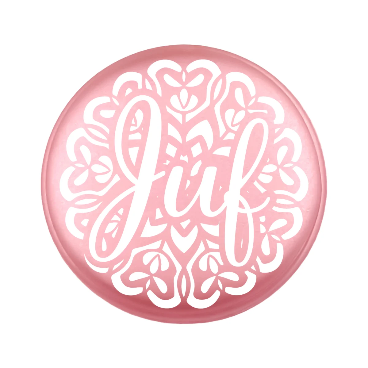 Siliconen Kraal - Wensmuntje - Gegraveerd - Juf Mandala - Afbeelding 8