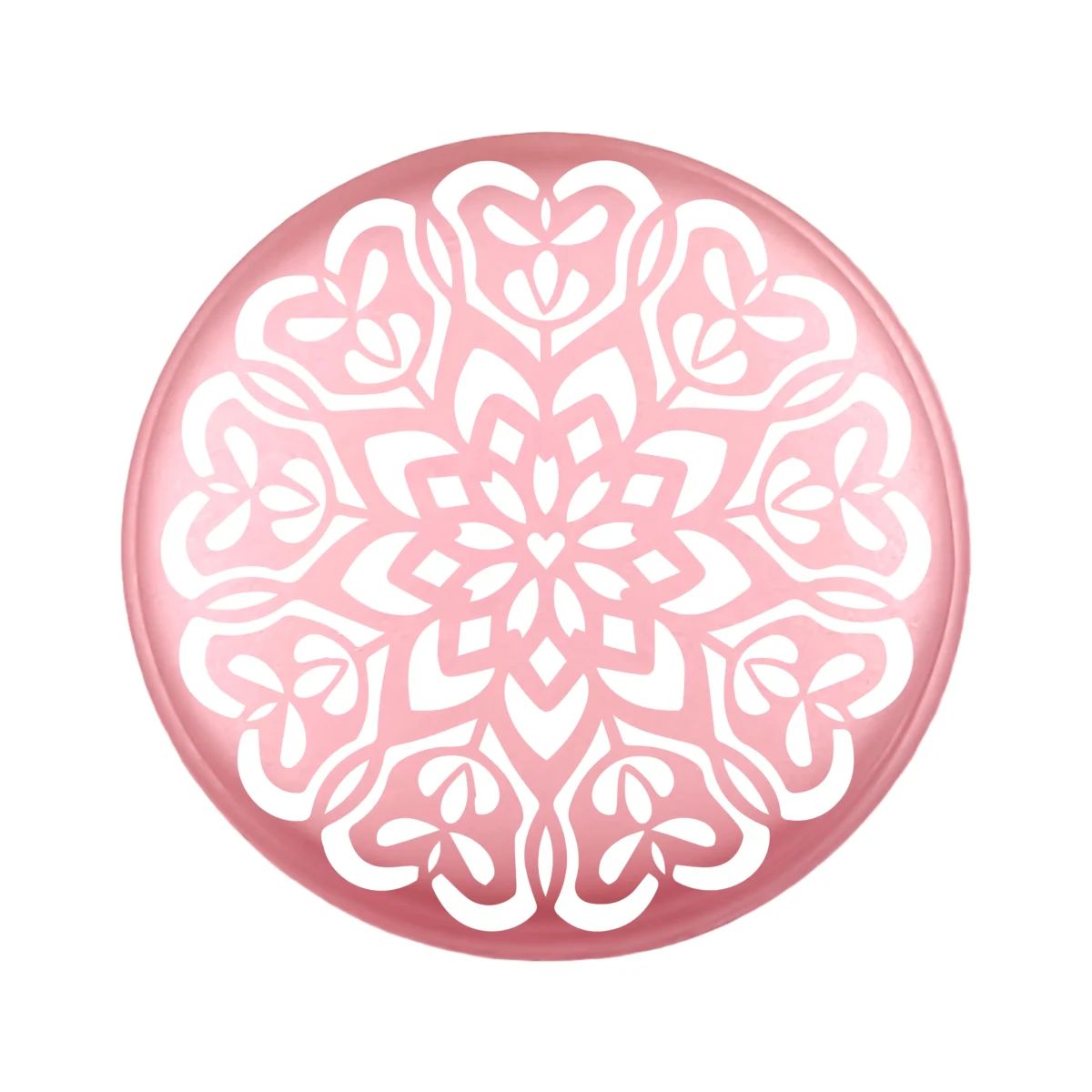 Siliconen Kraal - Wensmuntje - Gegraveerd - Juf Mandala - Afbeelding 14