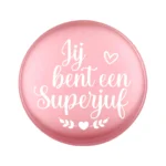 Siliconen Kraal - Wensmuntje - Gegraveerd - Superjuf - Afbeelding 3