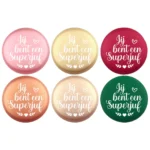 Siliconen Kraal - Wensmuntje - Gegraveerd - Superjuf