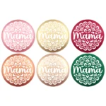 Siliconen Kraal - Wensmuntje - Gegraveerd - Mama Mandala