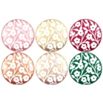 Siliconen Kraal - Wensmuntje - Gegraveerd - Juf met Bloemenprint - Afbeelding 2