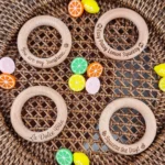 Houten ring - Gegraveerd - Beukenhout - Squeeze the Day - Knufl - 7 cm - Afbeelding 3