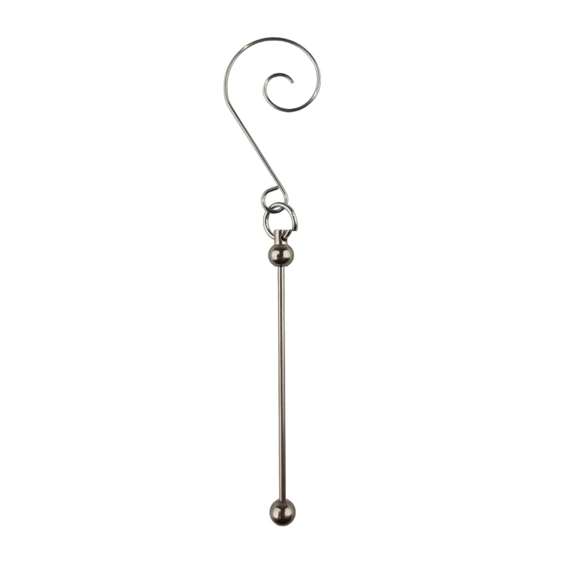 Ornamenten haak met Rijgbaar Staafje - Zilver