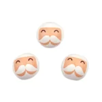 Perle en bois - Tête de Père Noël - 20 mm