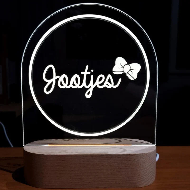 Jouw Logo - Gegraveerd op Plexiglas - LED