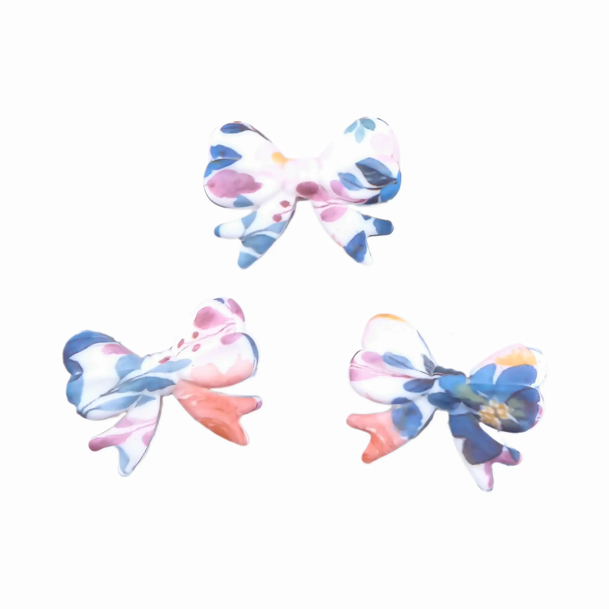 Naamloos-1635 Siliconen kralen - Strik - Verticaal Rijggat - Aquarel Print - Afbeelding 1