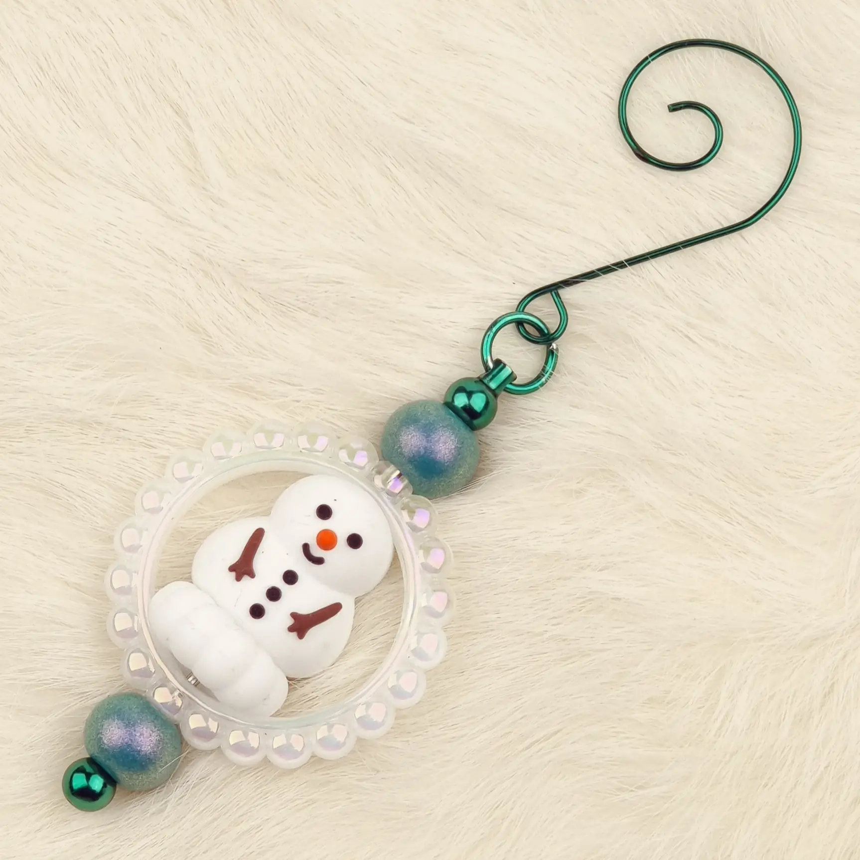 Naamloos-1651 DIY Kerst Hanger - 3D Sneeuwpop met Armen - Afbeelding 1