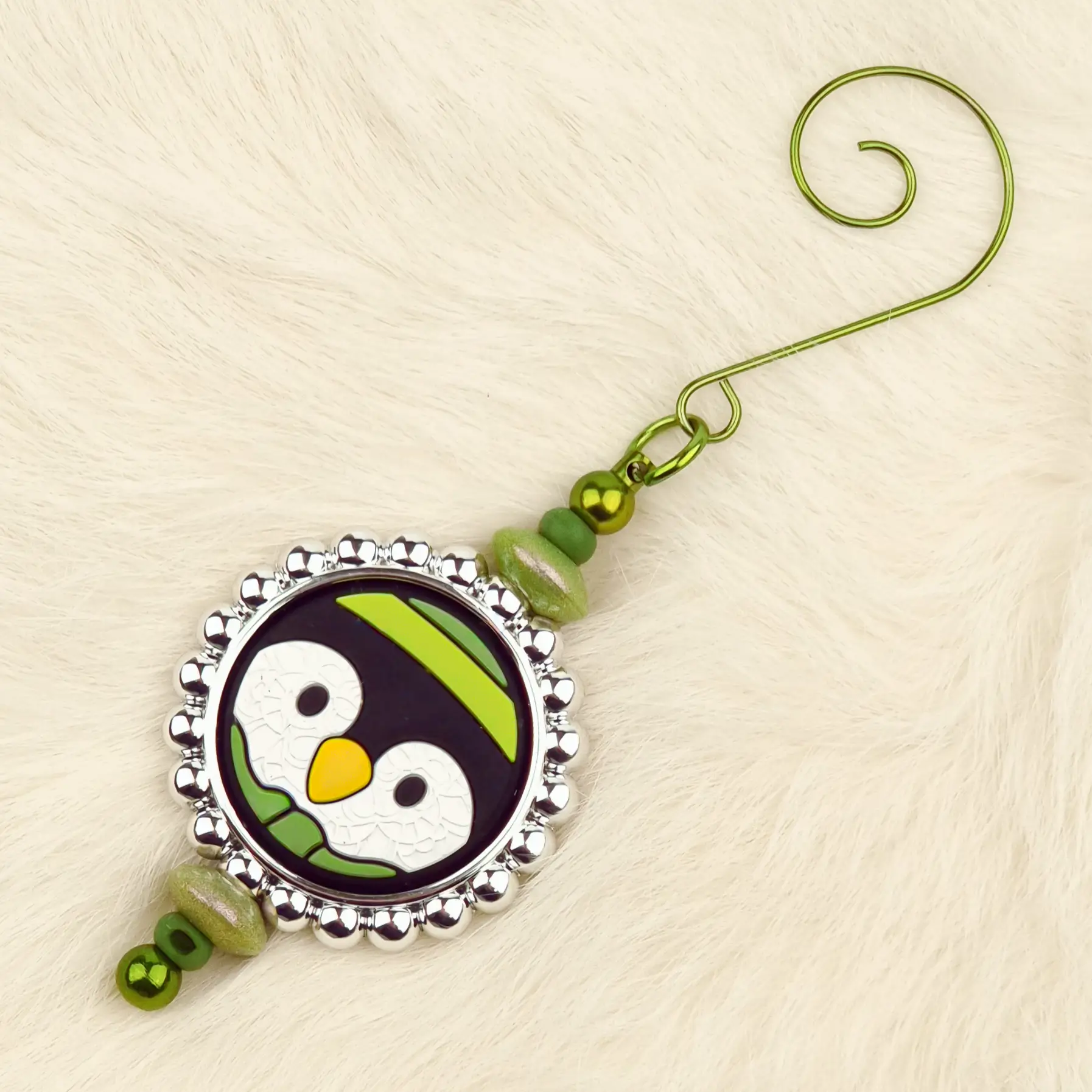 Naamloos-1655 DIY Kerst Hanger - Ronde Pinguin met Ornamenthaak - Afbeelding 1
