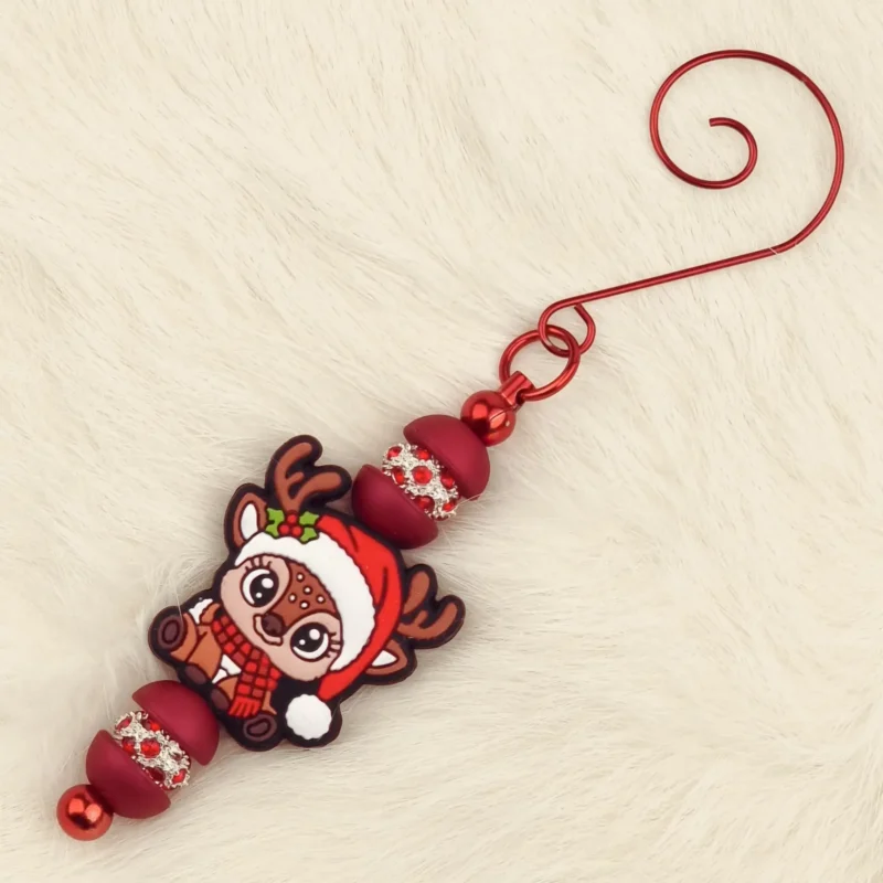 DIY Kerst Hanger - Hertje met kerstmuts