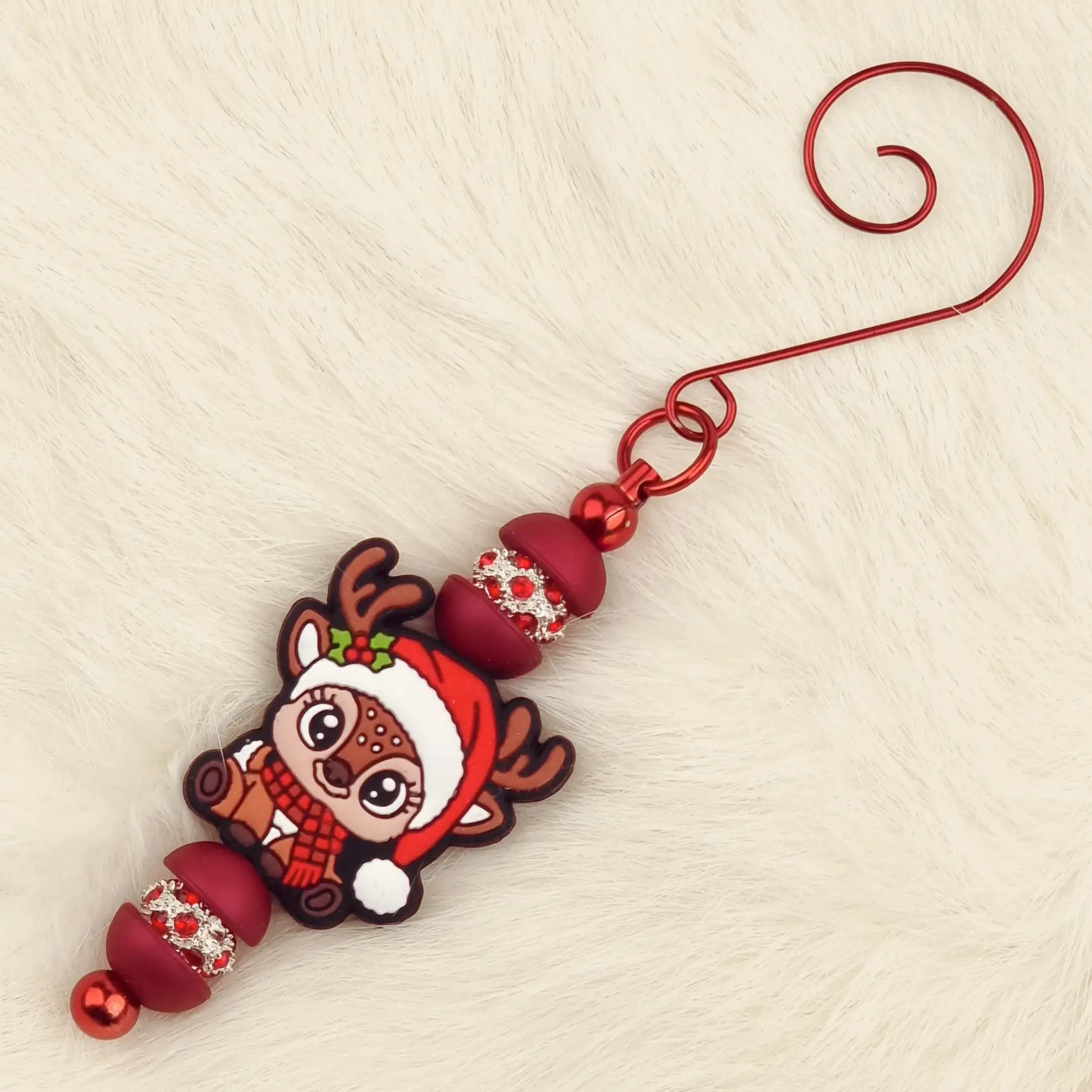 Naamloos-1657 DIY Kerst Hanger - Hertje met kerstmuts - Afbeelding 1