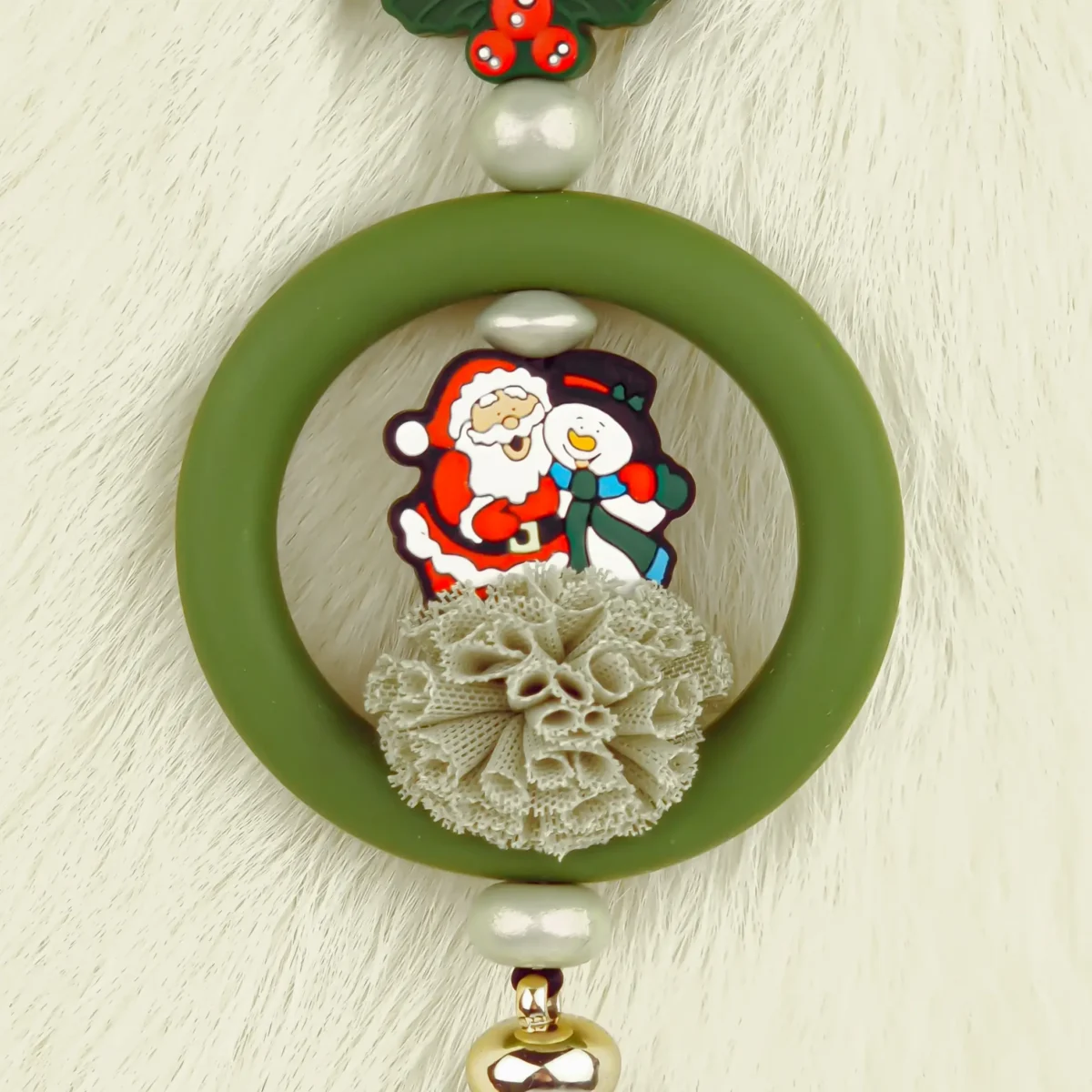 DIY Kerst Hanger - Gezellige Kerstman met hulsttak - Afbeelding 3