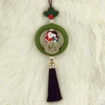 DIY Kerst Hanger - Gezellige Kerstman met hulsttak - Afbeelding 2