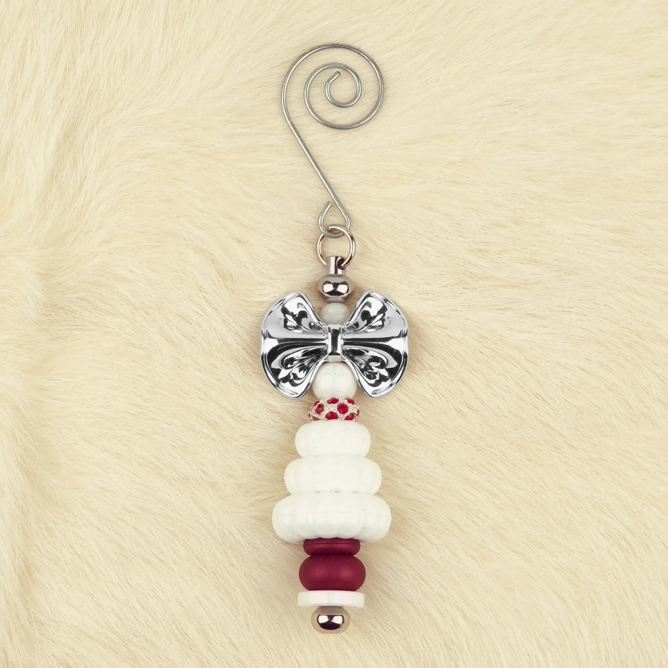 Naamloos-1674 DIY Kerstboom hanger - Silver Snow - Afbeelding 1