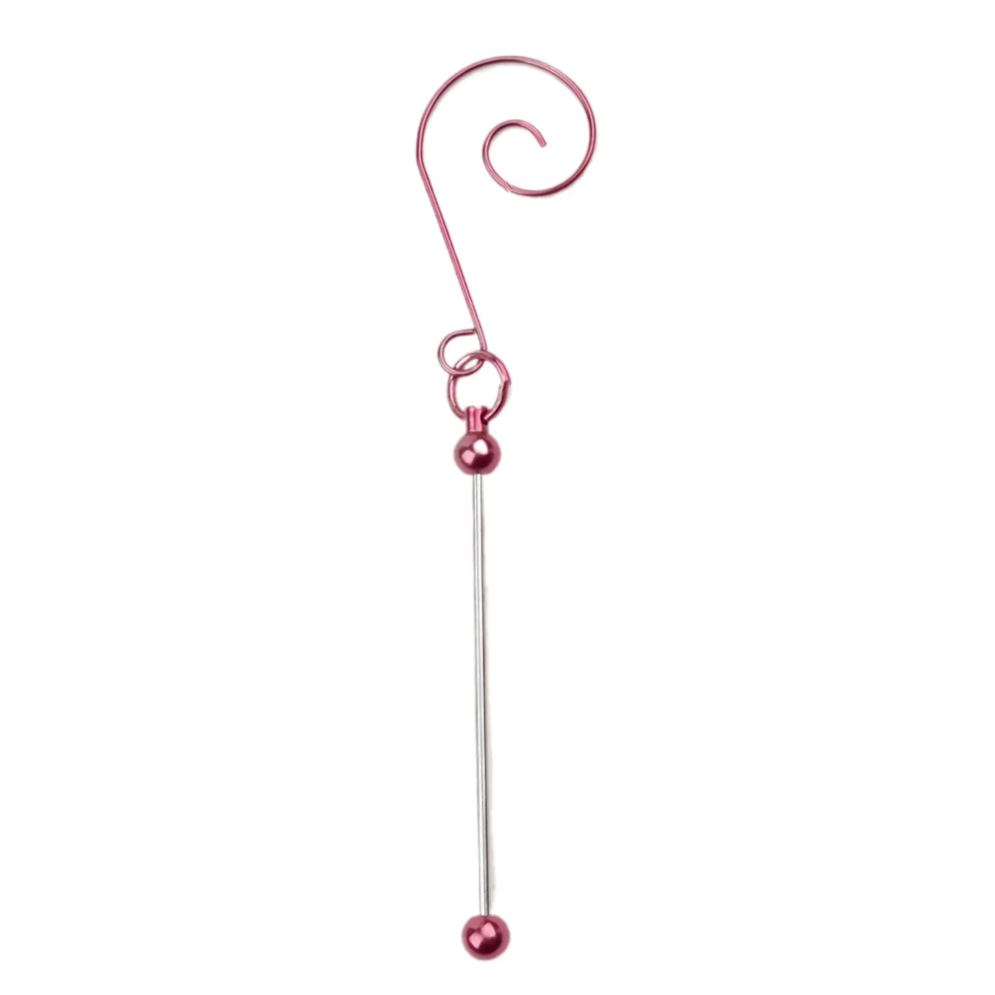 Remove background project (1) Ornamenten haak met Rijgbaar Staafje - Rose Nugget - Afbeelding 1
