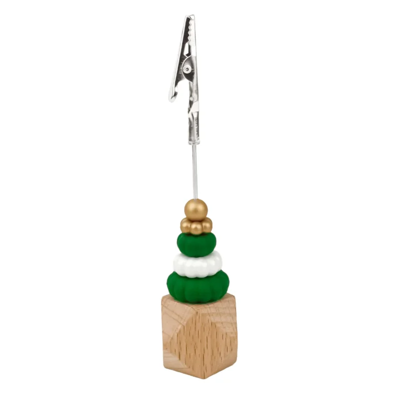 DIY Kaart - & Fotostandaard - Kerstboom Snow Pine