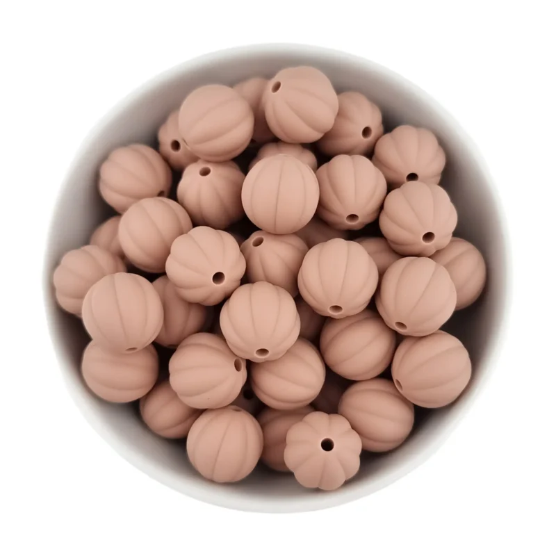 Siliconen Kralen - Lampion - 16 mm - Pale Rose