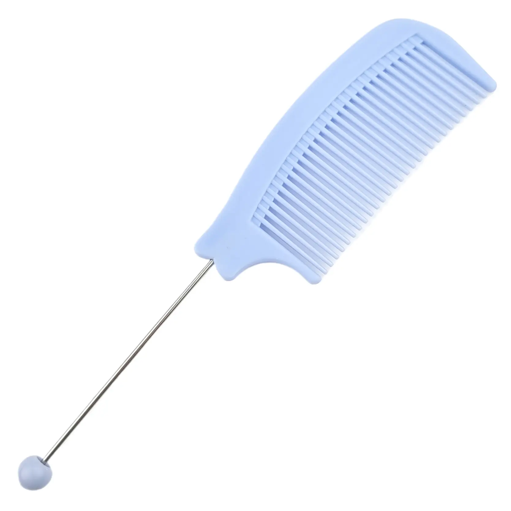 20260222_185455 Rijgbare Kam - Baby / Peuter - Middel Poeder Blauw - Afbeelding 1