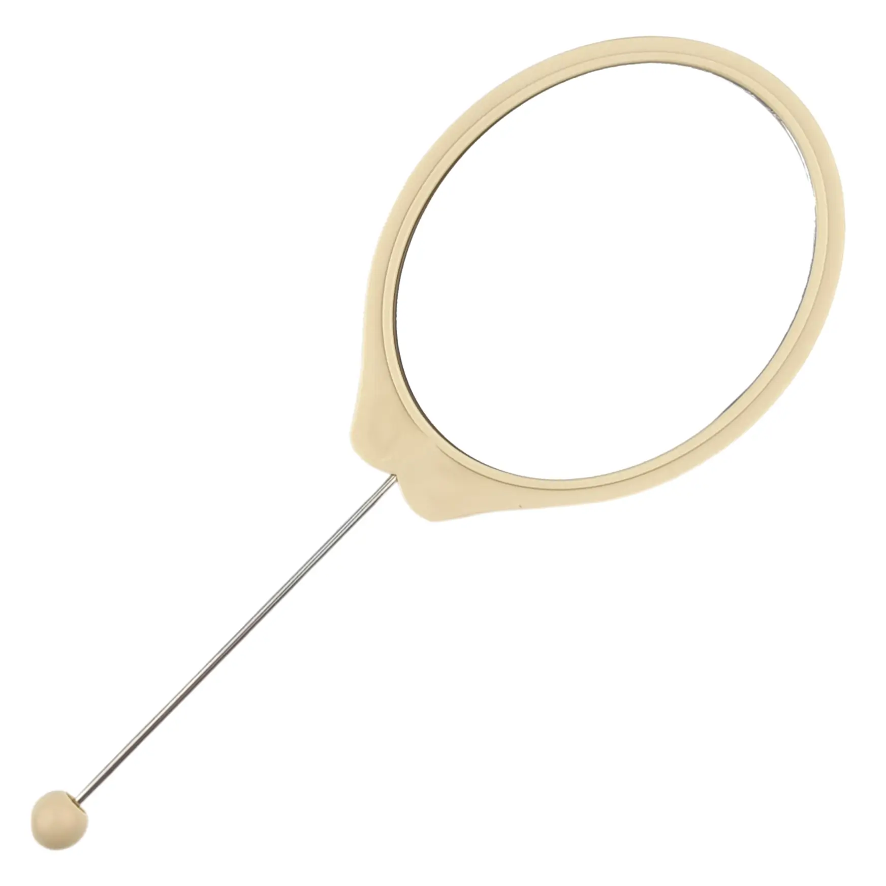 20260222_185539 Rijgbaar Spiegeltje - Baby / Peuter - Old Lace - Ovaal - Afbeelding 1