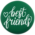 Siliconen Kraal - Wensmuntje - Gegraveerd - Best Friends - Afbeelding 6