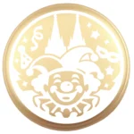 Siliconen Kraal - Wensmuntje - Gegraveerd - Carnaval / Harlekijn - Afbeelding 6