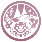 Siliconen Kraal - Wensmuntje - Gegraveerd - Carnaval / Harlekijn - Afbeelding 4