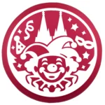 Siliconen Kraal - Wensmuntje - Gegraveerd - Carnaval / Harlekijn - Afbeelding 3