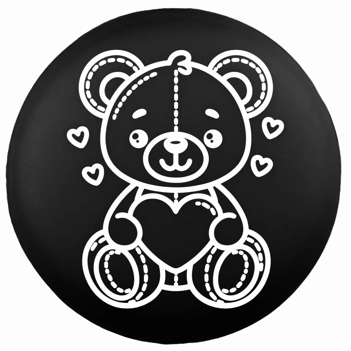 DIY Set Love Bear Hanger - Zwart – Bild 2