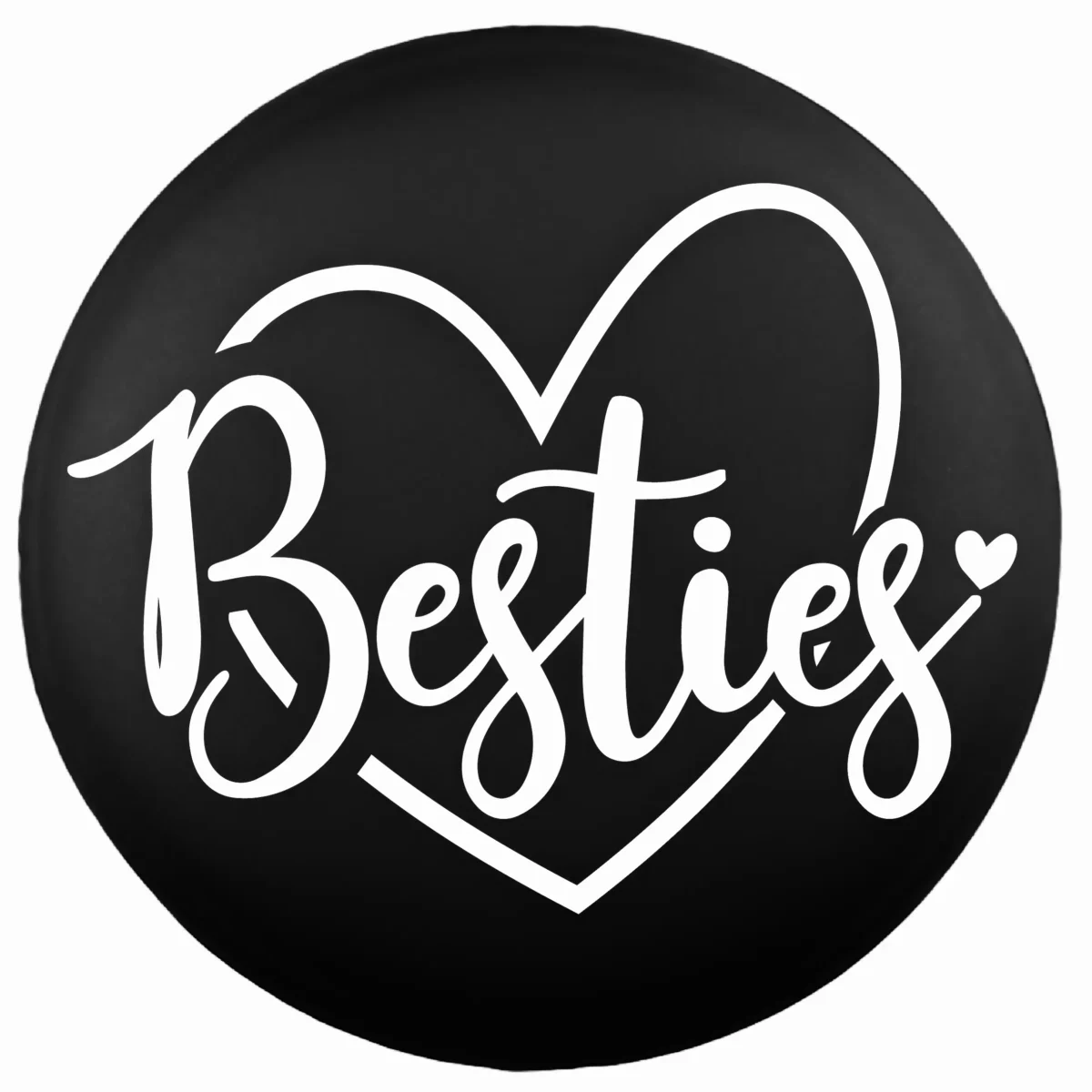 Siliconen Kraal - Wensmuntje - Gegraveerd - Besties - Afbeelding 2