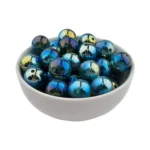 Acryl Kraal - Parel Swirl - 16 mm - Fluoriet - Afbeelding 2