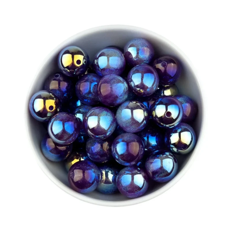 Acryl Kraal - Parel Swirl - 16 mm - Wicked / Midnight