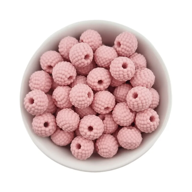 Siliconen Kralen - Framboosjes - 16 mm - Bloesem