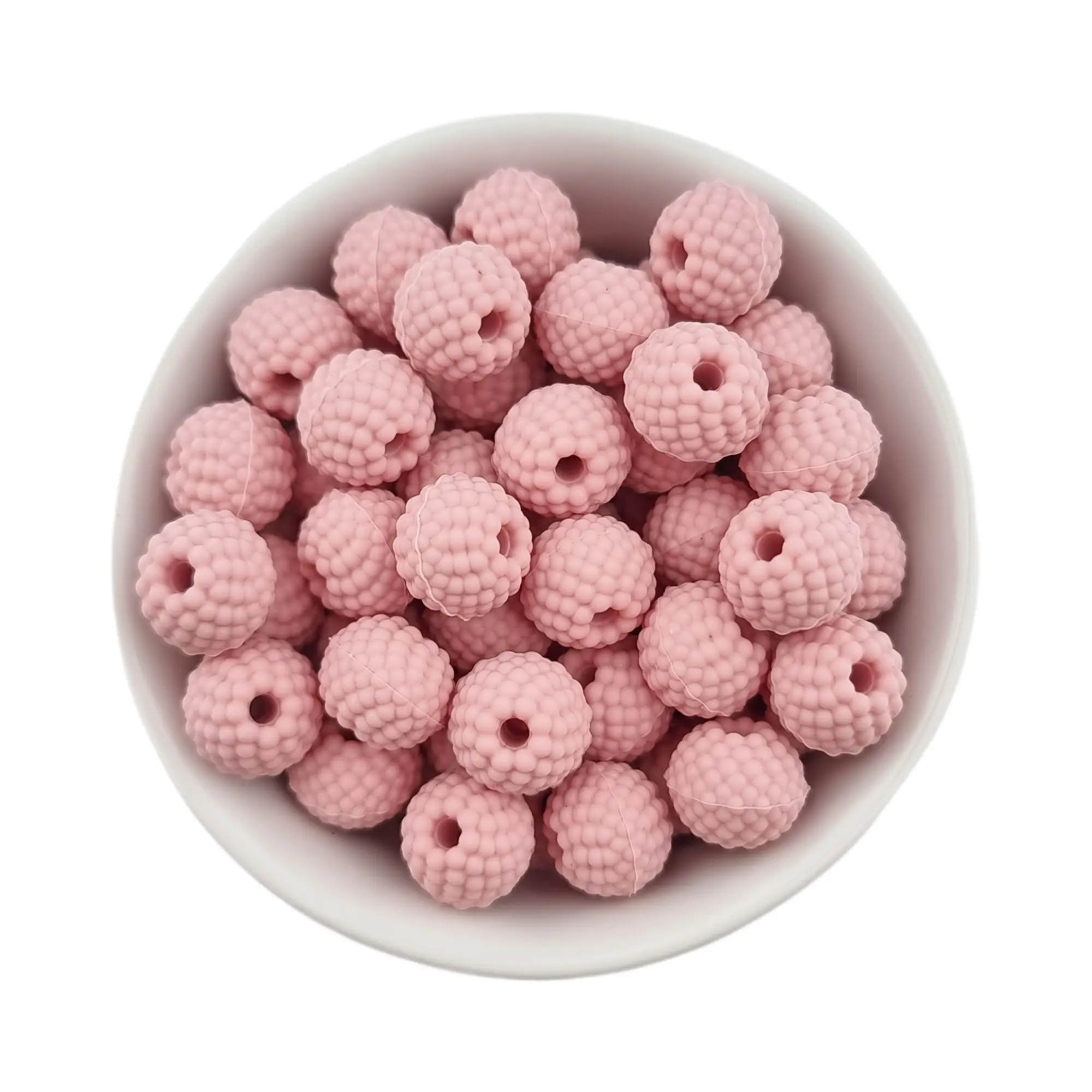 Naamloos-1839 Siliconen Kralen - Framboosjes - 16 mm - Bloesem - Afbeelding 1