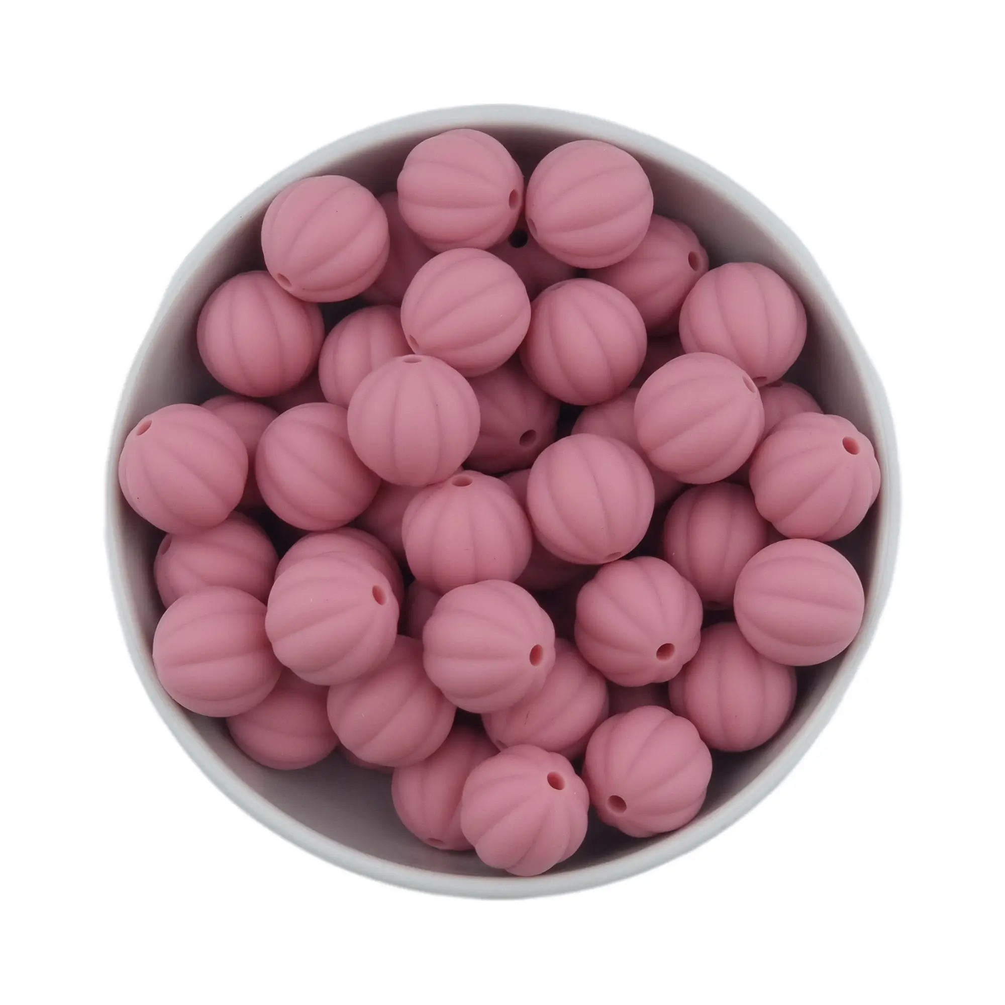 Naamloos-1852 Siliconen Kralen - Lampion - 16 mm - Framboos - Afbeelding 1