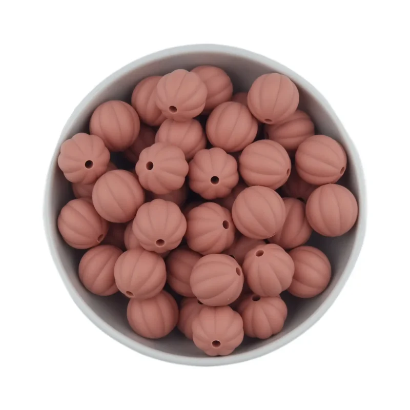 Siliconen Kralen - Lampion - 16 mm - Rosewood