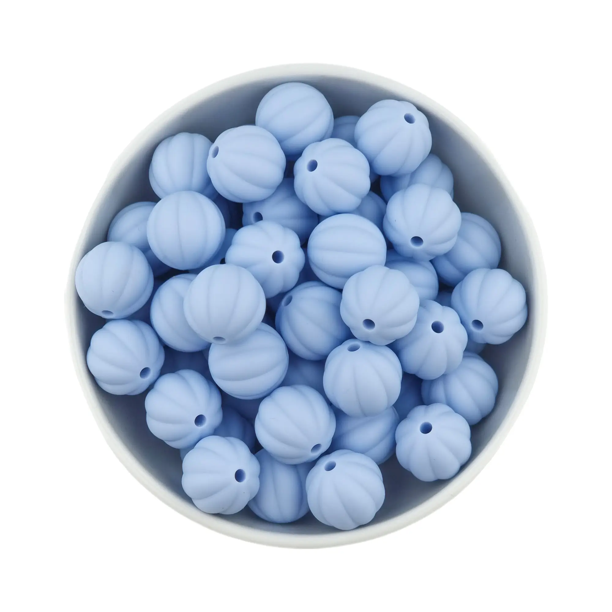 Naamloos-1854 Siliconen Kralen - Lampion - 16 mm - Licht Poeder Blauw - Afbeelding 1