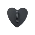 Zelfklevende hartjes voor telefoon hanger - Zwart