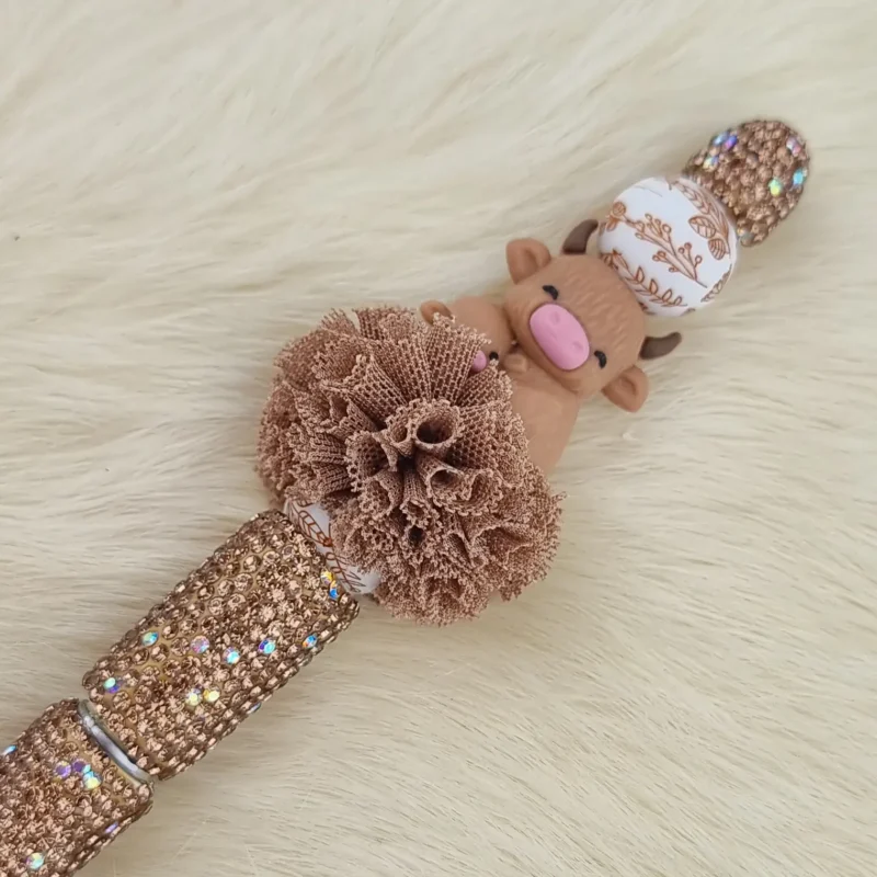 DIY Kralenpen Sparkle Gold - 3D -  Hooglander Moeder en Kind