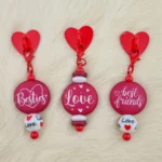 DIY Set Telefoonhangers - Love Is All Around - Love / Besties / Best Friends