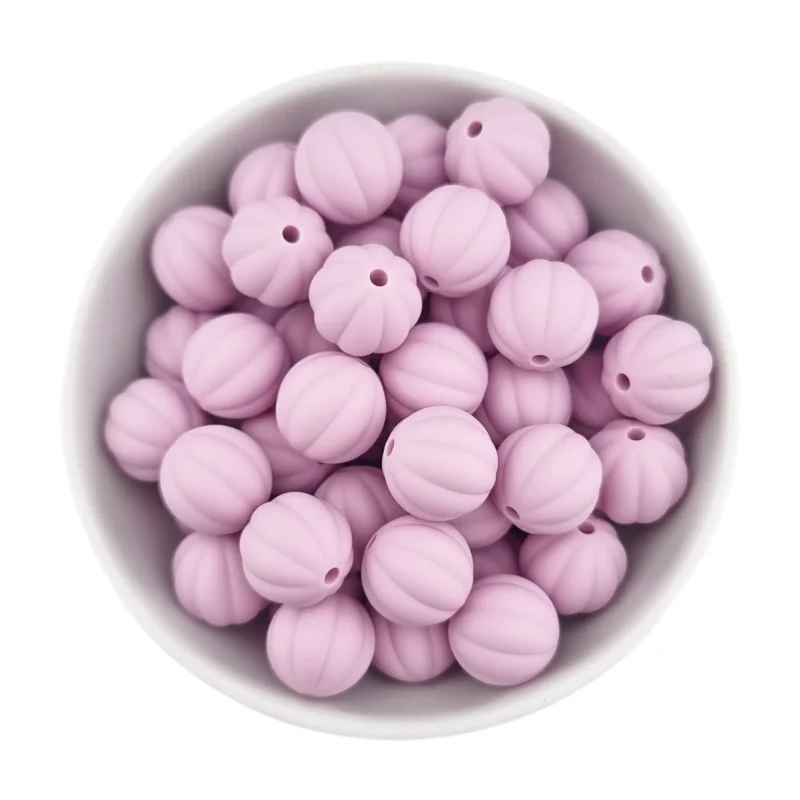 Siliconen Kralen - Lampion - 16 mm - Poeder Lila