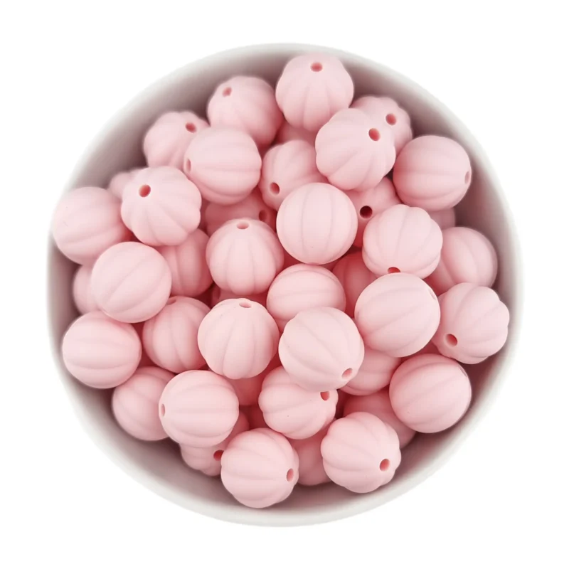 Siliconen Kralen - Lampion - 16 mm - Zacht Roze