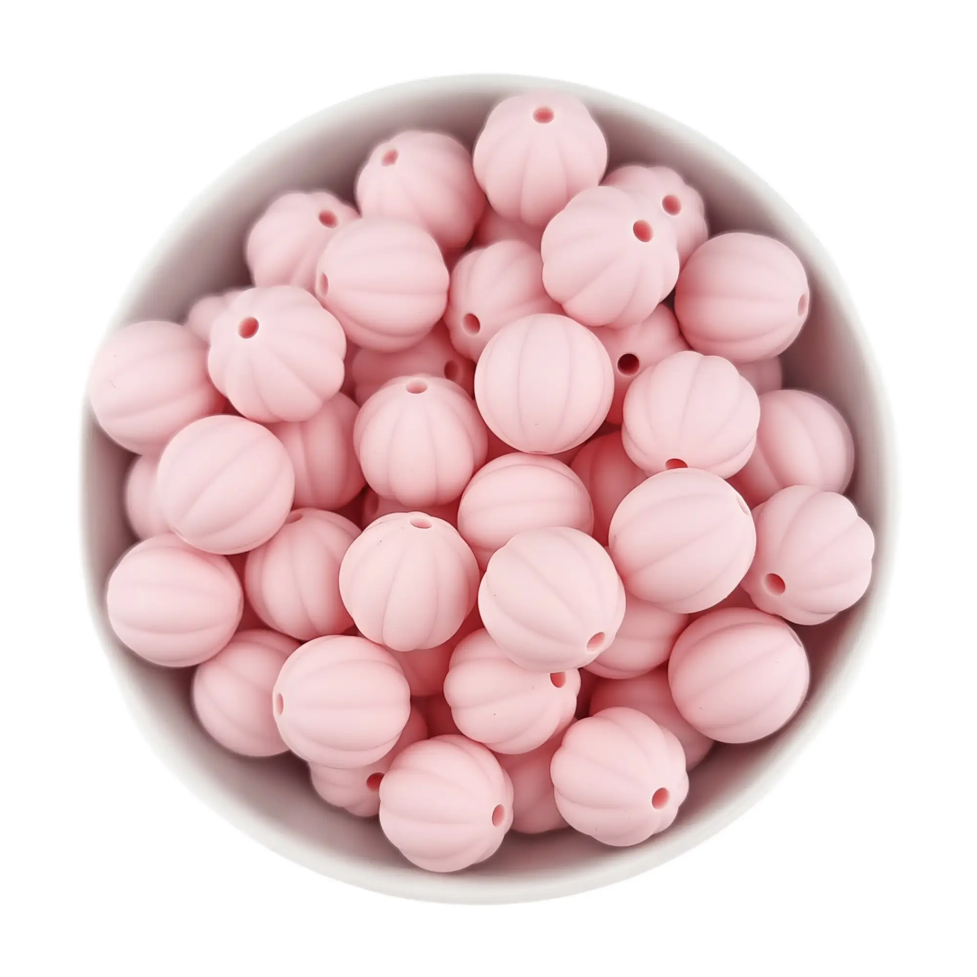 Naamloos-1933 Siliconen Kralen - Lampion - 16 mm - Zacht Roze - Afbeelding 1