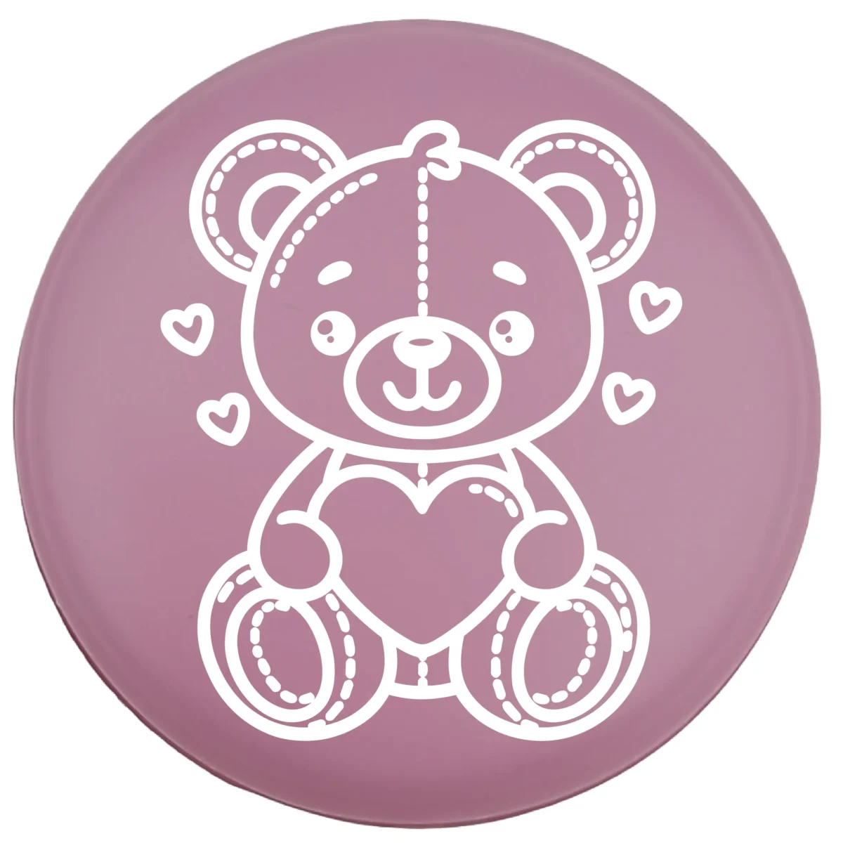 Siliconen Kraal - Wensmuntje - Gegraveerd - Teddybeer - Afbeelding 4