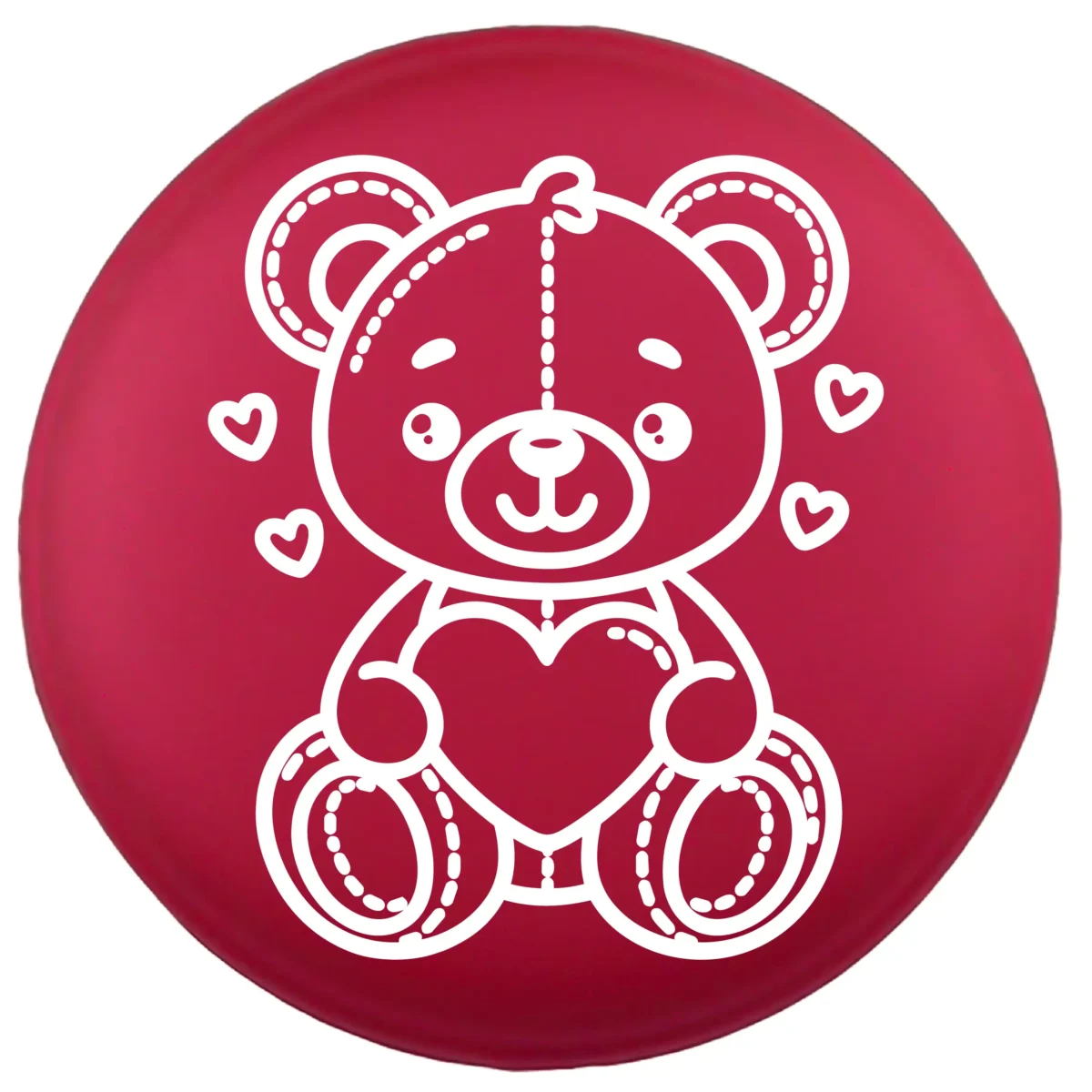 Siliconen Kraal - Wensmuntje - Gegraveerd - Teddybeer - Afbeelding 3