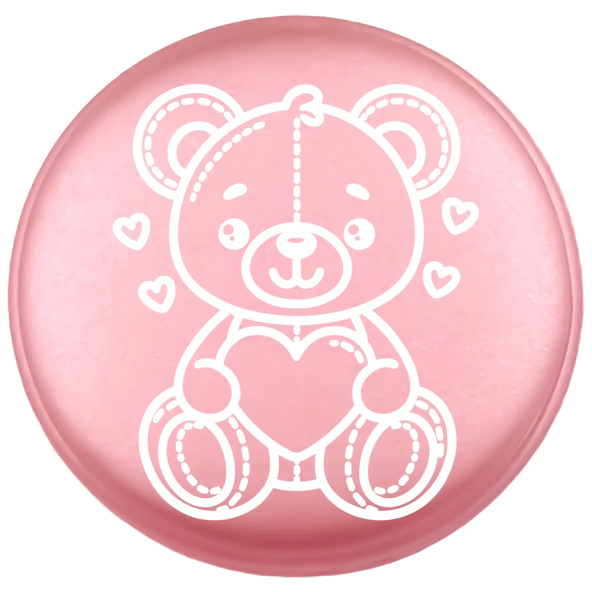 Siliconen Kraal - Wensmuntje - Gegraveerd - Teddybeer - Afbeelding 2