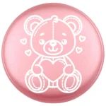 Siliconen Kraal - Wensmuntje - Gegraveerd - Teddybeer - Afbeelding 2