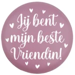 Siliconen Kraal - Wensmuntje - Gegraveerd - Beste Vriendin - Afbeelding 4